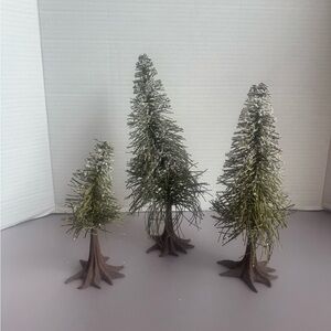 Dept. 56 Frosted Norway Trees Set of 3